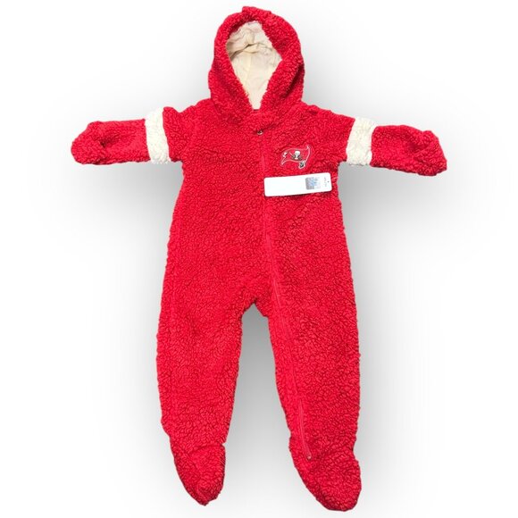 Baby Bunting Bodysuit – Size 0–3 Months – Red Sherpa - Picture 3 of 3